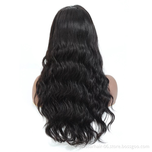 HD Transparent Human Hair Full Lace Wigs , Wholesale Cuticle Aligned Brazilian Virgin Remy Human Hair HD Lace Front Wigs